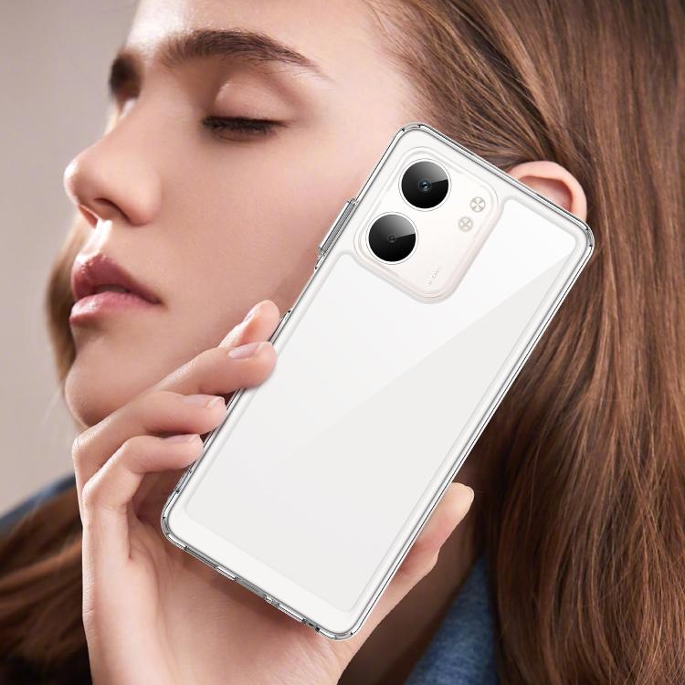 For OPPO A5x 5G Colorful Series Acrylic Hybrid TPU Phone Case