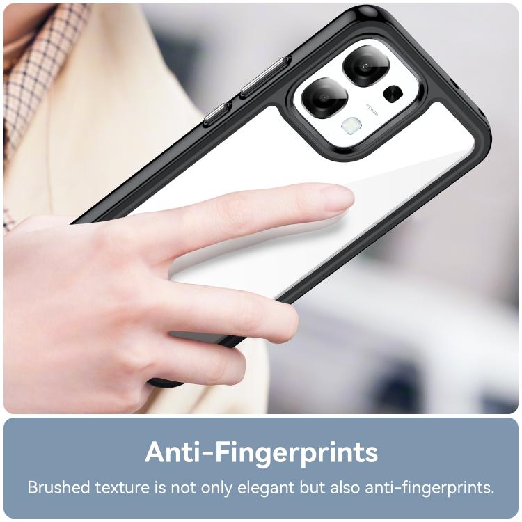 For OPPO A6 Pro 4G Colorful Series Acrylic Hybrid TPU Phone Case