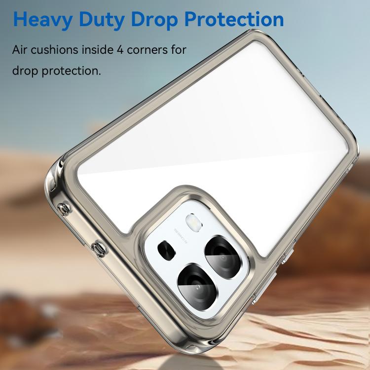 For OPPO A6 Pro 4G Colorful Series Acrylic Hybrid TPU Phone Case
