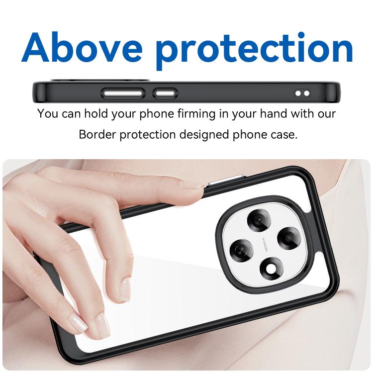 For OPPO F31 Pro 5G Colorful Series Acrylic Hybrid TPU Phone Case