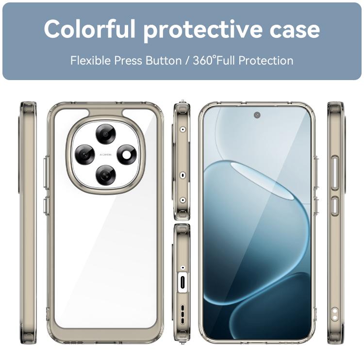 For OPPO F31 Pro 5G Colorful Series Acrylic Hybrid TPU Phone Case