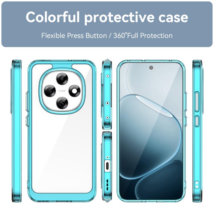 For OPPO F31 Pro 5G Colorful Series Acrylic Hybrid TPU Phone Case