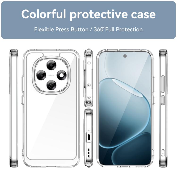For OPPO F31 Pro 5G Colorful Series Acrylic Hybrid TPU Phone Case
