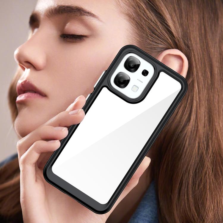 For OPPO A6 Pro 5G Global Colorful Series Acrylic Hybrid TPU Phone Case