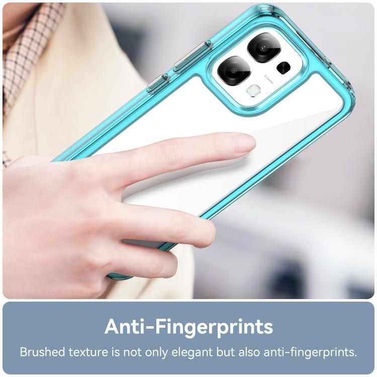For OPPO A6 Pro 5G Global Colorful Series Acrylic Hybrid TPU Phone Case