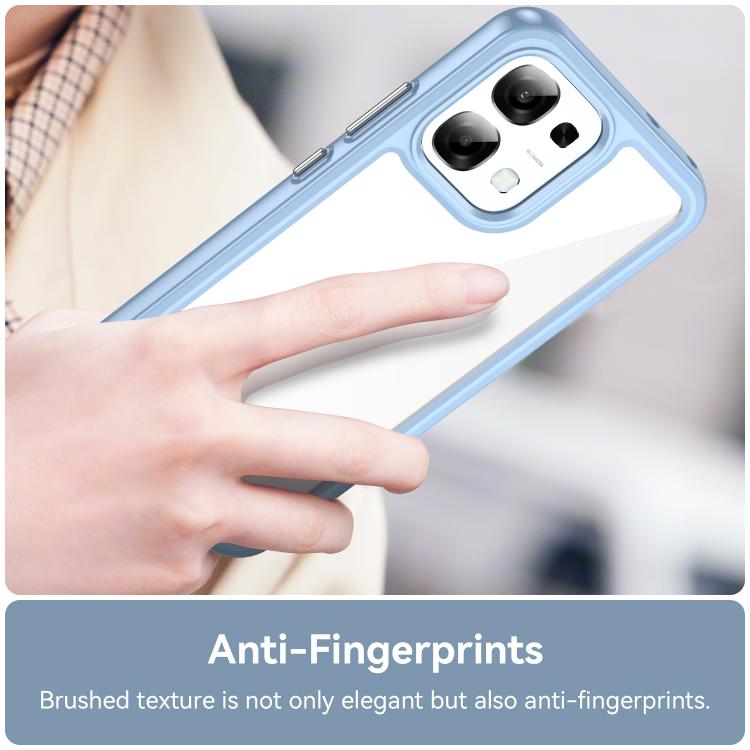For OPPO F31 5G Colorful Series Acrylic Hybrid TPU Phone Case