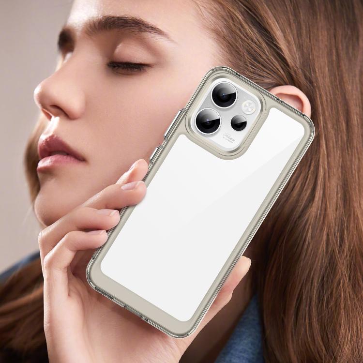 For OPPO Reno15 F 5G Colorful Series Acrylic Hybrid TPU Phone Case