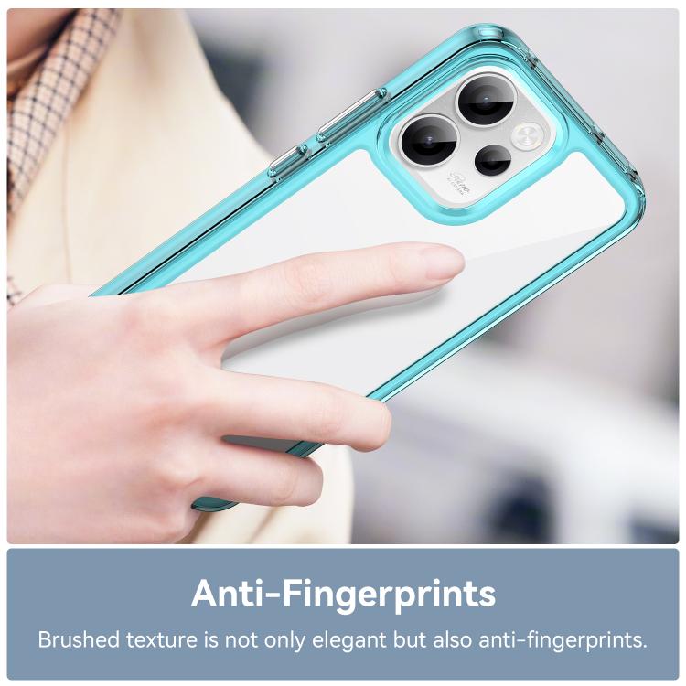 For OPPO Reno15 F 5G Colorful Series Acrylic Hybrid TPU Phone Case