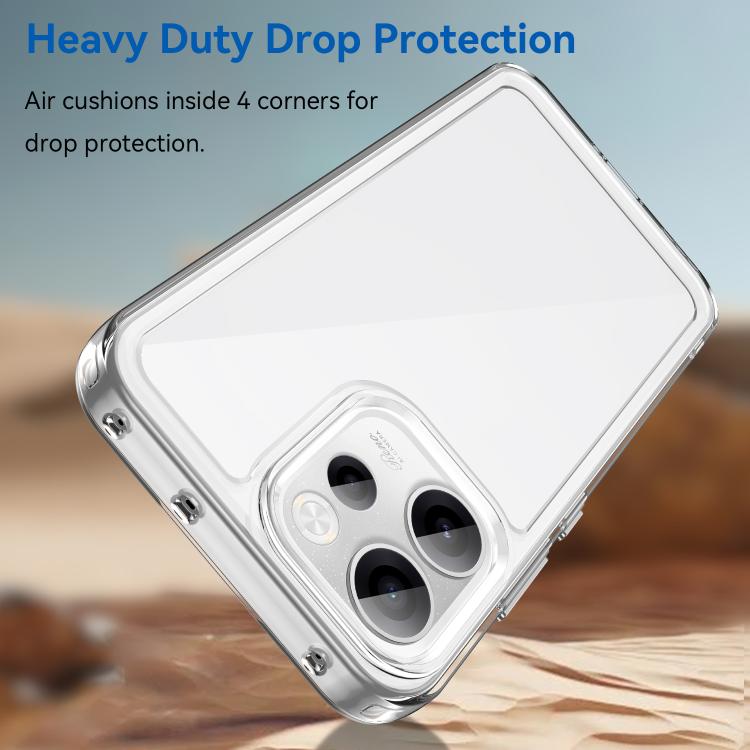 For OPPO Reno15 FS 5G Colorful Series Acrylic Hybrid TPU Phone Case