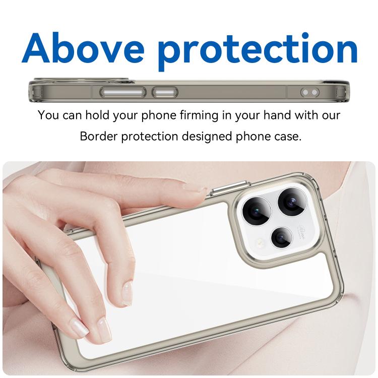 For OPPO Reno 15C 5G Colorful Series Acrylic Hybrid TPU Phone Case
