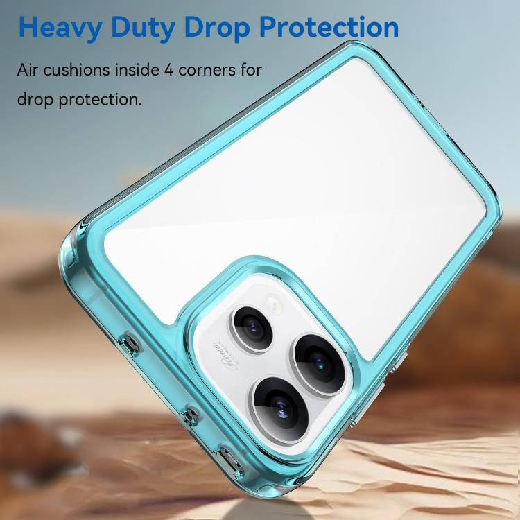 For OPPO Reno 15C 5G Colorful Series Acrylic Hybrid TPU Phone Case