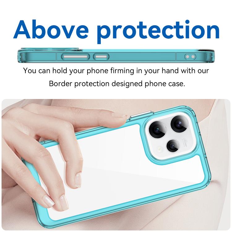 For OPPO Reno 15C 5G Colorful Series Acrylic Hybrid TPU Phone Case