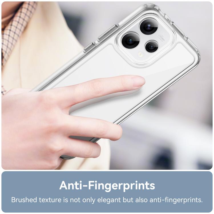 For OPPO Reno 15C 5G Colorful Series Acrylic Hybrid TPU Phone Case