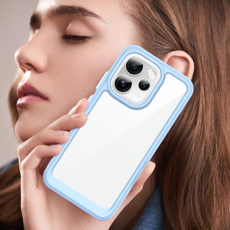For OPPO Reno15 Pro 5G Global Colorful Series Acrylic Hybrid TPU Phone Case