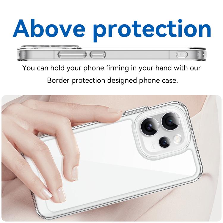 For OPPO Reno15 Pro 5G Global Colorful Series Acrylic Hybrid TPU Phone Case
