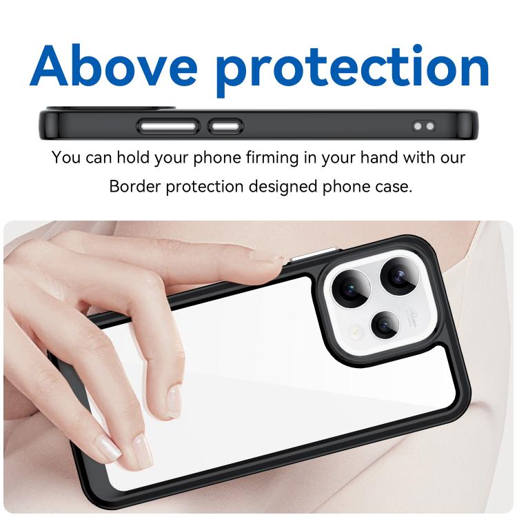For OPPO Reno15 5G Global Colorful Series Acrylic Hybrid TPU Phone Case