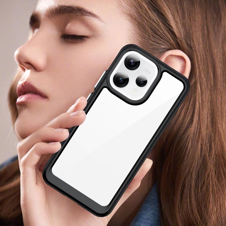 For OPPO Reno15 5G Global Colorful Series Acrylic Hybrid TPU Phone Case