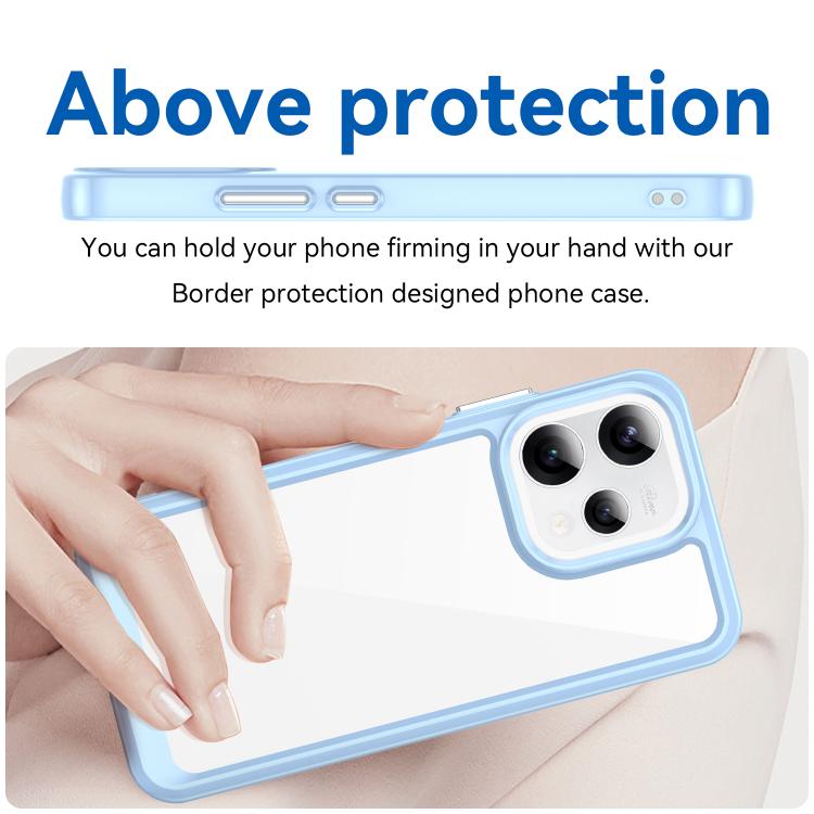 For OPPO Reno15 5G Global Colorful Series Acrylic Hybrid TPU Phone Case