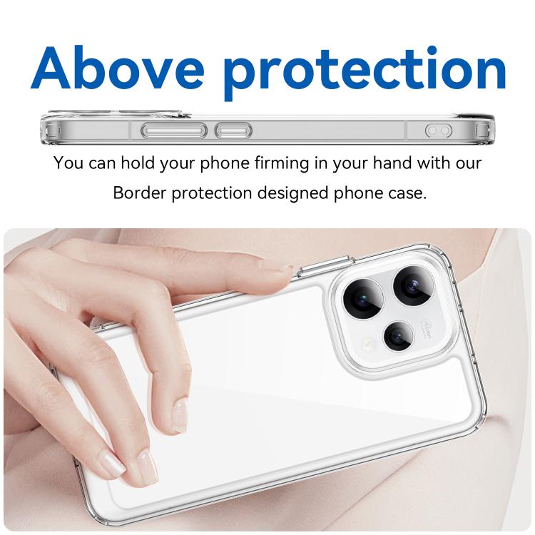 For OPPO Reno15 5G Global Colorful Series Acrylic Hybrid TPU Phone Case