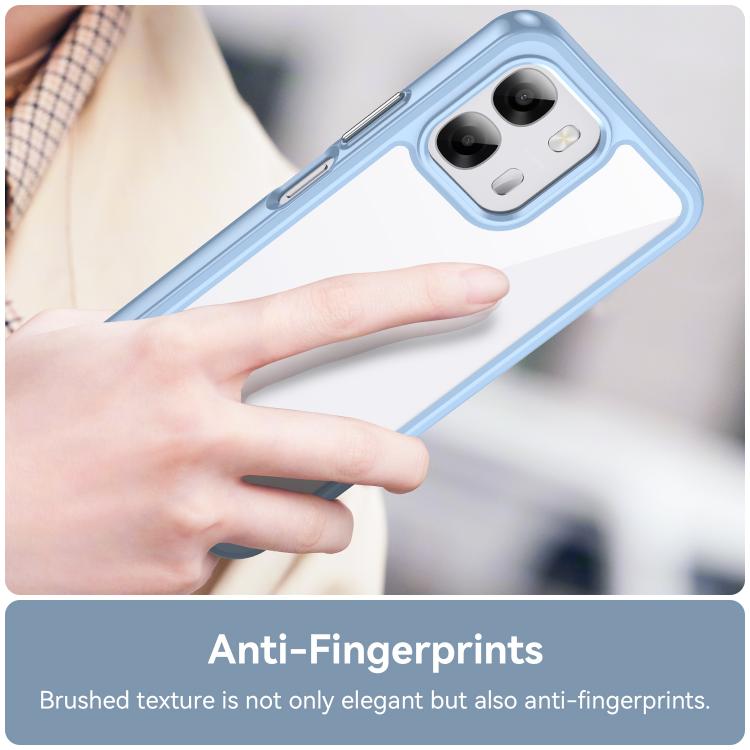 For OPPO A6s 4G / 5G Colorful Series Acrylic Hybrid TPU Phone Case