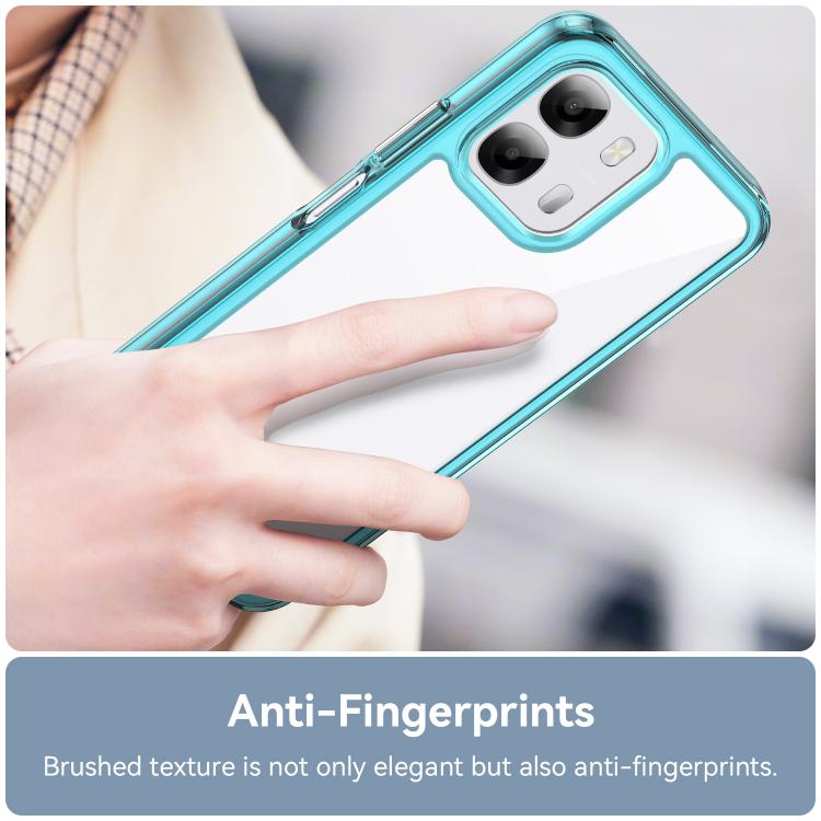 For OPPO A6s 4G / 5G Colorful Series Acrylic Hybrid TPU Phone Case