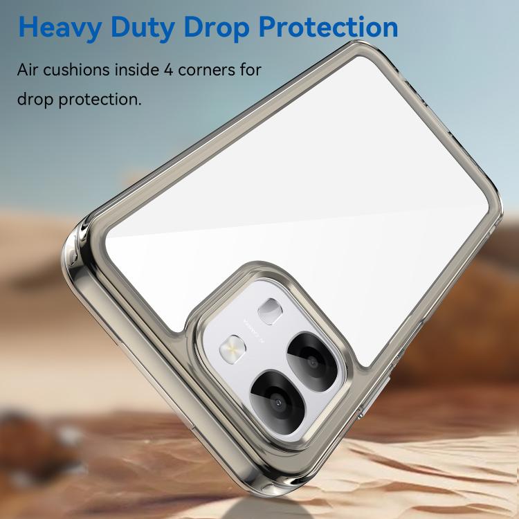 For OPPO A6t Pro 4G Colorful Series Acrylic Hybrid TPU Phone Case