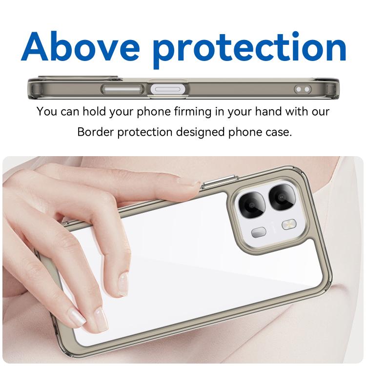 For OPPO A6t Pro 4G Colorful Series Acrylic Hybrid TPU Phone Case