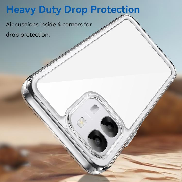For OPPO A6t Pro 4G Colorful Series Acrylic Hybrid TPU Phone Case