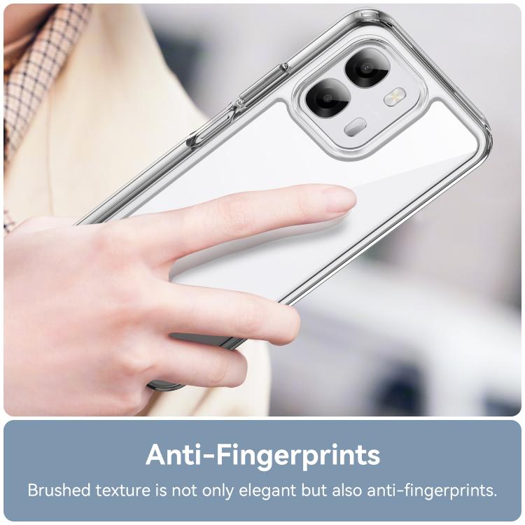 For OPPO A6t Pro 4G Colorful Series Acrylic Hybrid TPU Phone Case