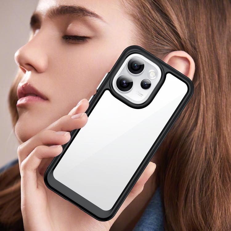 For OPPO Reno15 Pro Max 5G Global Colorful Series Acrylic Hybrid TPU Phone Case