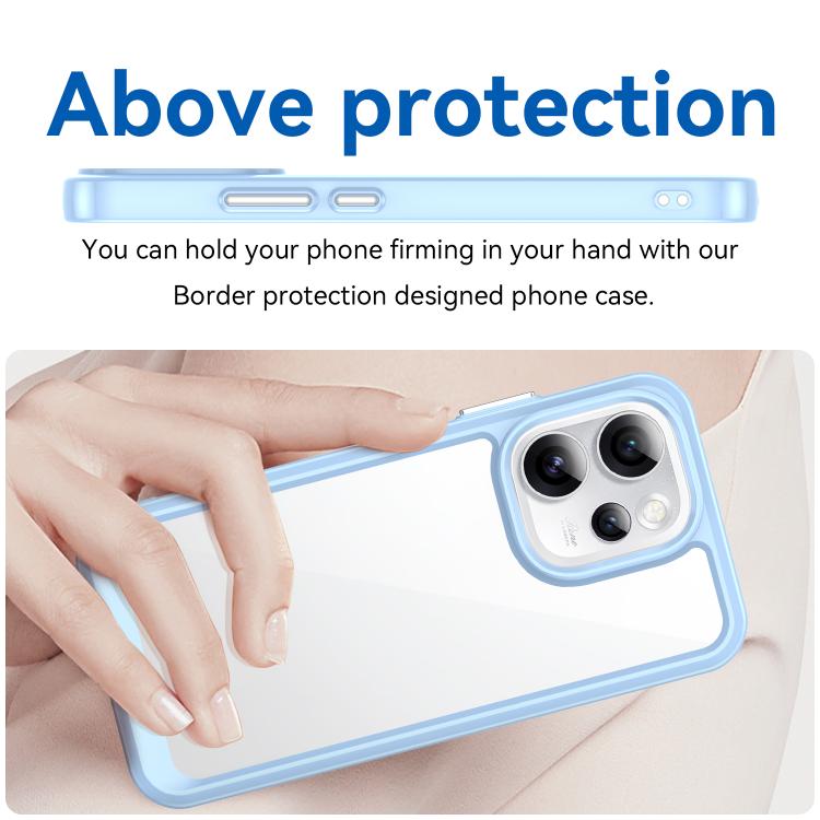 For OPPO Reno15 Pro Max 5G Global Colorful Series Acrylic Hybrid TPU Phone Case