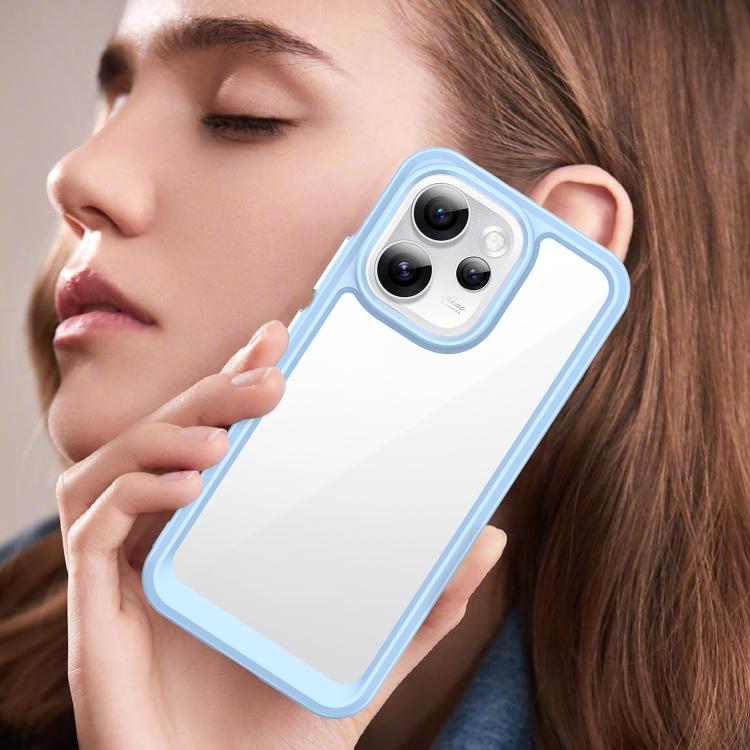 For OPPO Reno15 Pro Max 5G Global Colorful Series Acrylic Hybrid TPU Phone Case