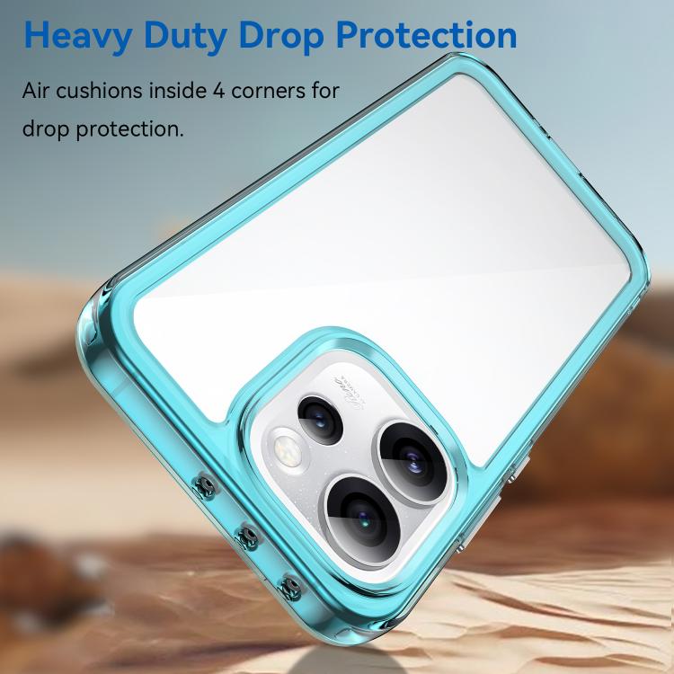 For OPPO Reno15 Pro Max 5G Global Colorful Series Acrylic Hybrid TPU Phone Case