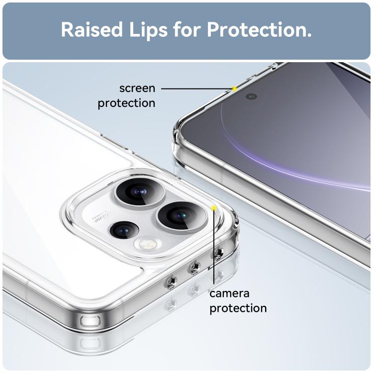 For OPPO Reno15 Pro Max 5G Global Colorful Series Acrylic Hybrid TPU Phone Case