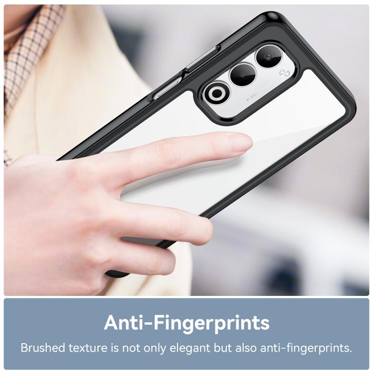 For OPPO A5 4G 2025 Global Colorful Series Acrylic Hybrid TPU Phone Case