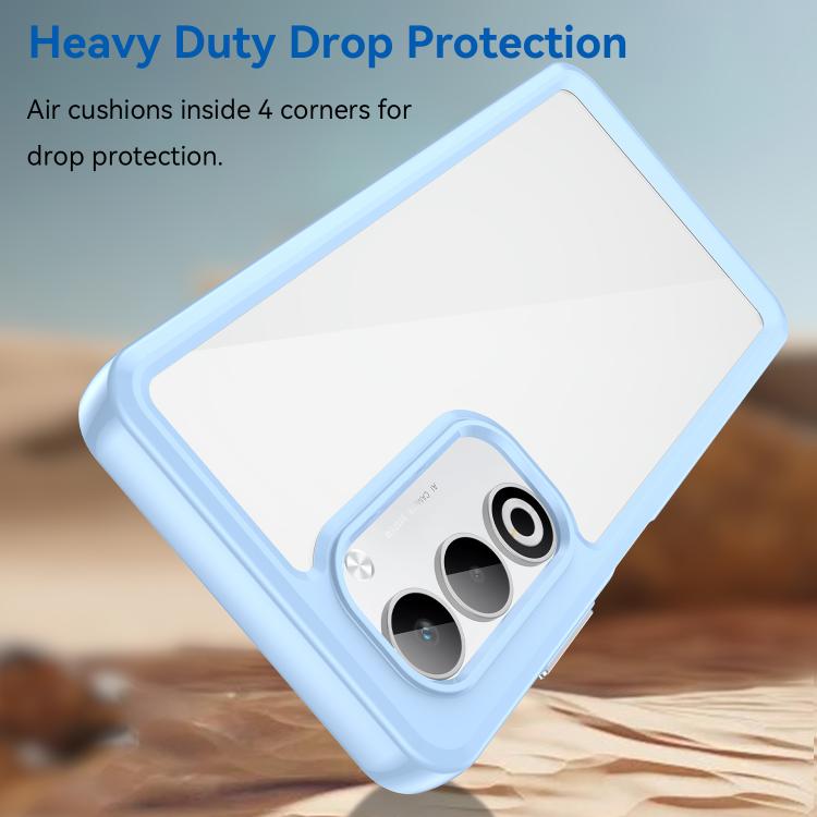 For OPPO A5 4G 2025 Global Colorful Series Acrylic Hybrid TPU Phone Case