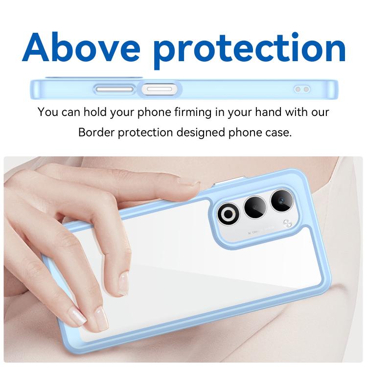 For OPPO A5 4G 2025 Global Colorful Series Acrylic Hybrid TPU Phone Case