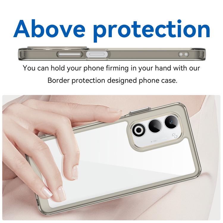 For OPPO A5 4G 2025 Global Colorful Series Acrylic Hybrid TPU Phone Case