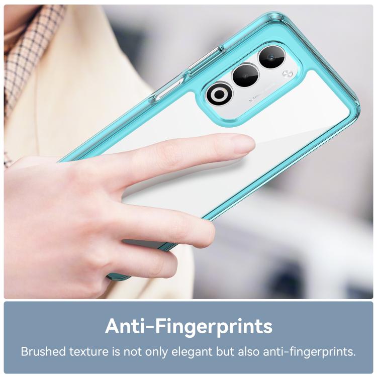 For OPPO A5 4G 2025 Global Colorful Series Acrylic Hybrid TPU Phone Case