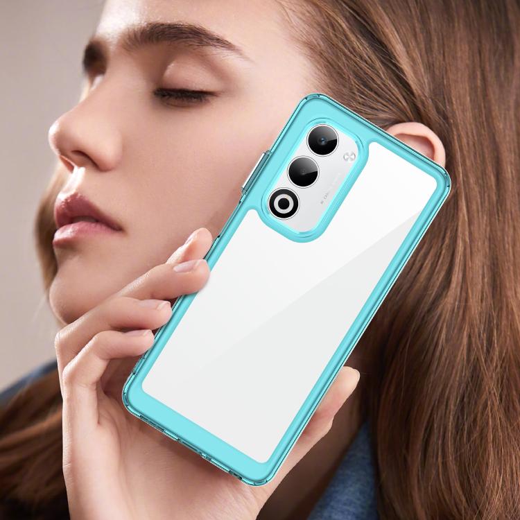 For OPPO A5 4G 2025 Global Colorful Series Acrylic Hybrid TPU Phone Case
