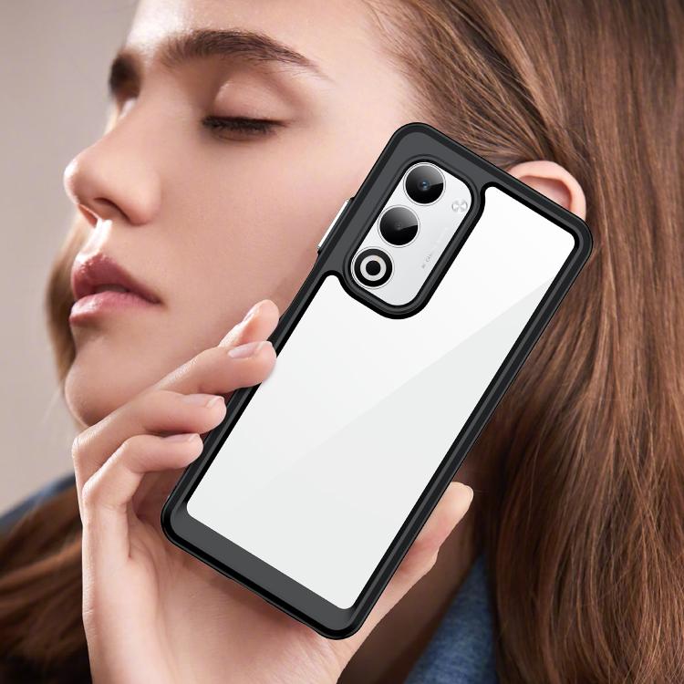 For OPPO A5 5G 2025 Global Colorful Series Acrylic Hybrid TPU Phone Case