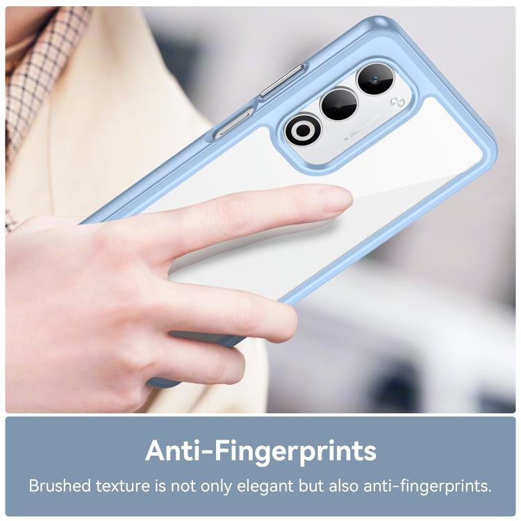For OPPO A5 5G 2025 Global Colorful Series Acrylic Hybrid TPU Phone Case