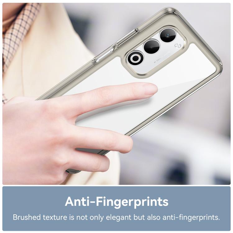 For OPPO A5 5G 2025 Global Colorful Series Acrylic Hybrid TPU Phone Case