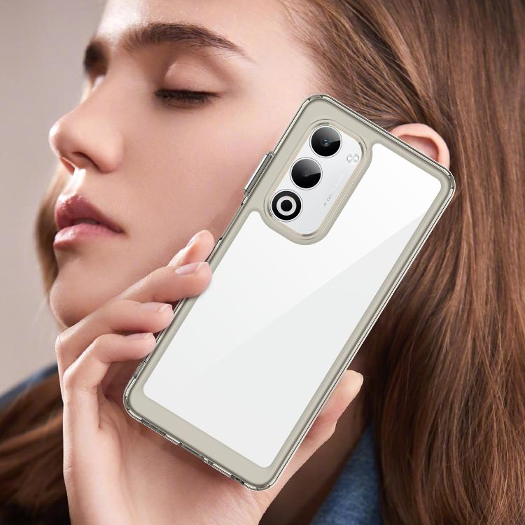 For OPPO A5 5G 2025 Global Colorful Series Acrylic Hybrid TPU Phone Case