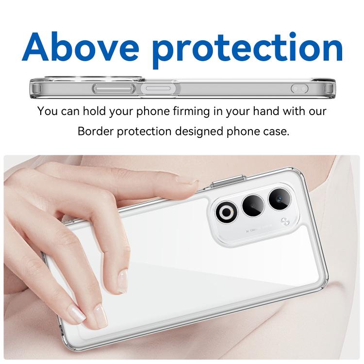For OPPO A5 5G 2025 Global Colorful Series Acrylic Hybrid TPU Phone Case