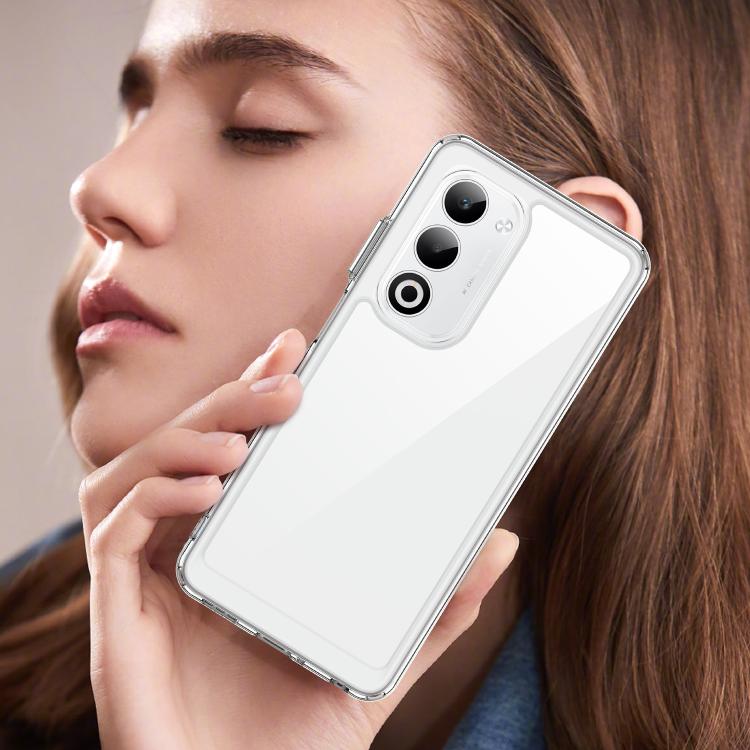 For OPPO A5 5G 2025 Global Colorful Series Acrylic Hybrid TPU Phone Case