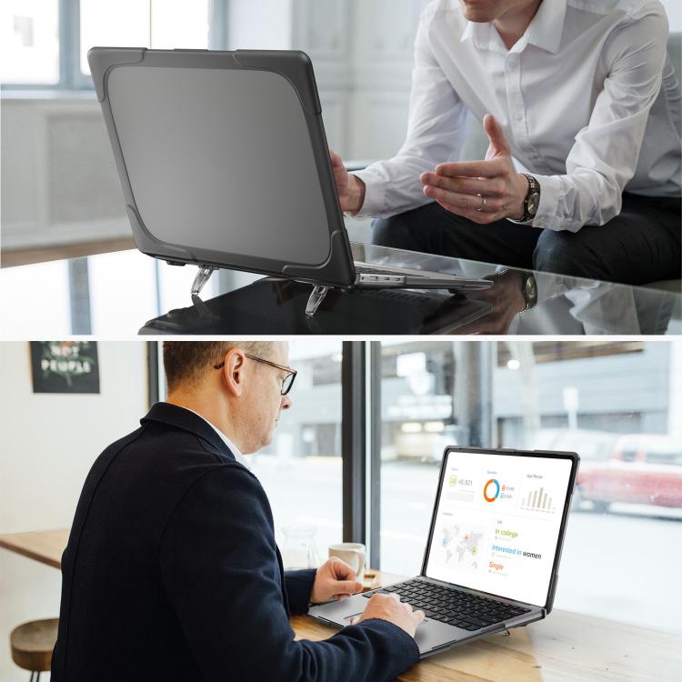 For Microsoft Surface Laptop 7 13.8 inch TPU + PC Two-color Anti-fall Laptop Protective Case