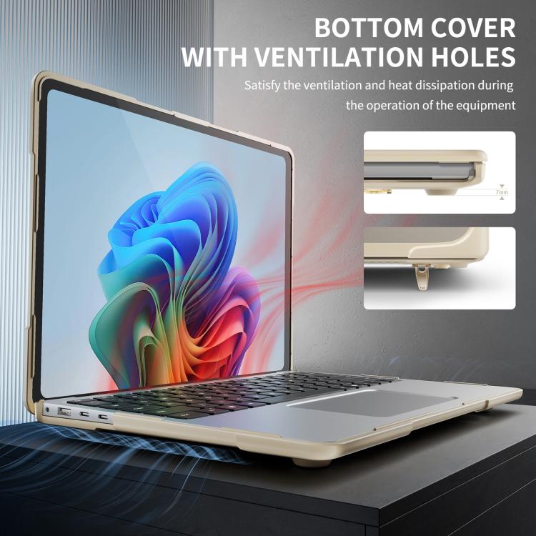 For Microsoft Surface Laptop 7 13.8 inch TPU + PC Two-color Anti-fall Laptop Protective Case