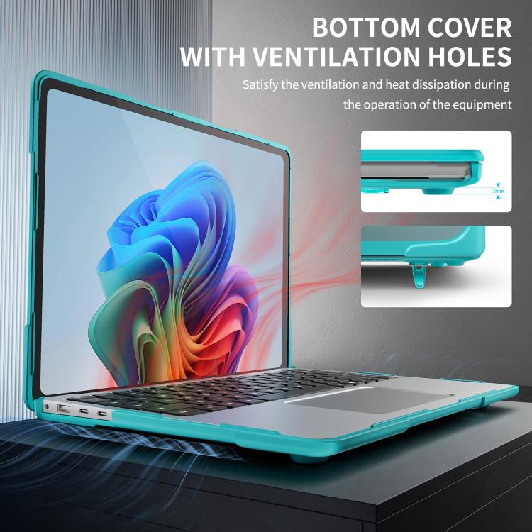For Microsoft Surface Laptop 7 13.8 inch TPU + PC Two-color Anti-fall Laptop Protective Case