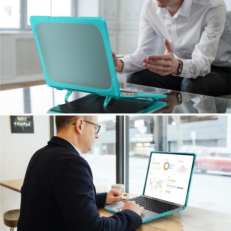 For Microsoft Surface Laptop 7 13.8 inch TPU + PC Two-color Anti-fall Laptop Protective Case